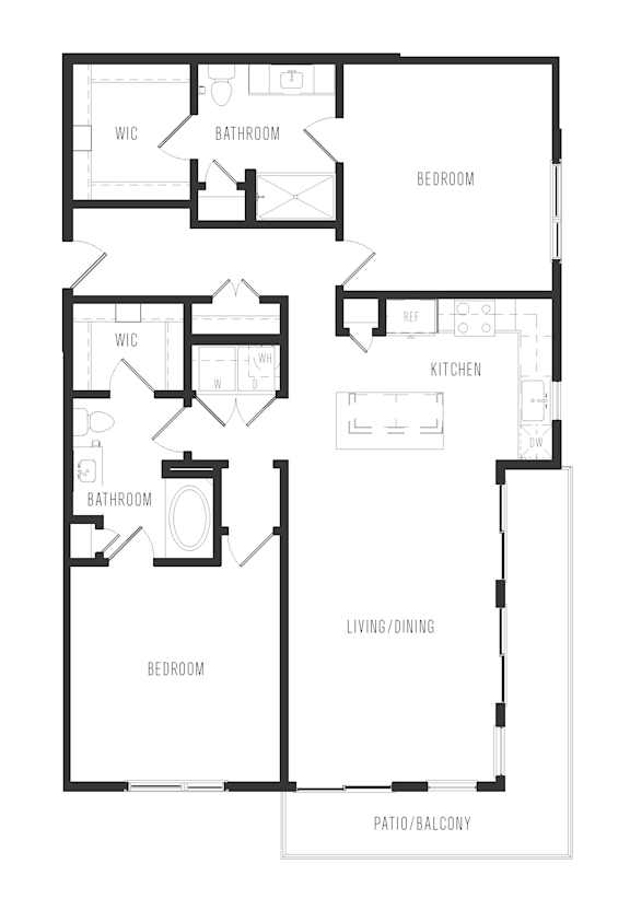 b3 floor plan in dallas texas apartments