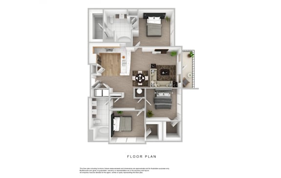 Two floor plan images of a house.