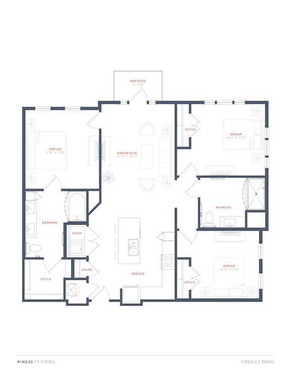 the residences at city center apartments floor plans 3 bedroom