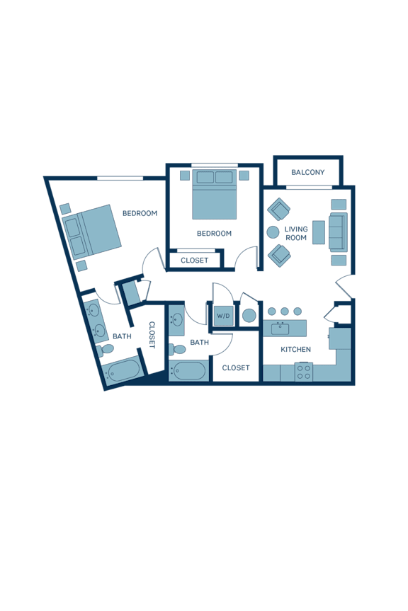 a floor plan of our apartments