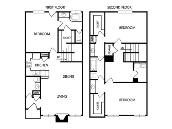 a blueprint of a floor plan of a house