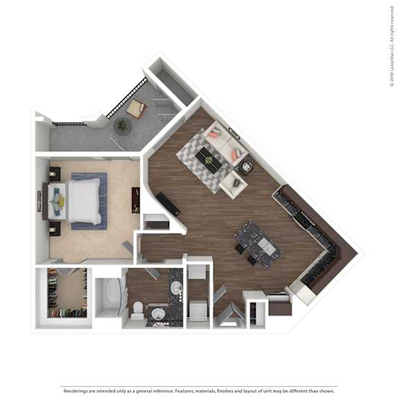 A floor plan of a two-story home with a living room, kitchen, and bedrooms.
