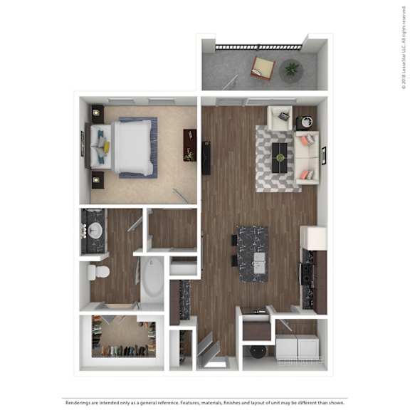 A series of images showing different layouts of a room with a bed, a desk, and a chair.