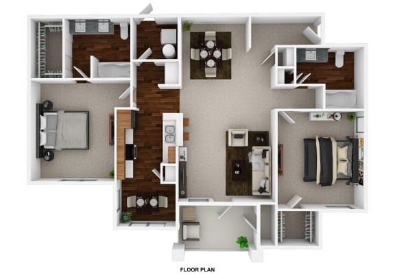 the floor plan of the 1100 sq ft