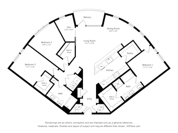 A black and white image of a house floor plan.