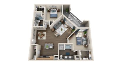 b3 floor plan in irving tx apartments