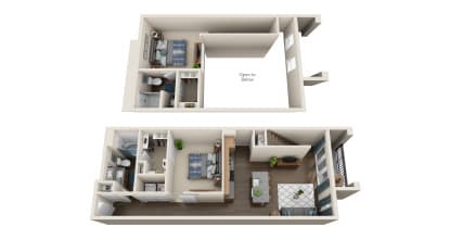 b4 floor plan in irving tx apartments