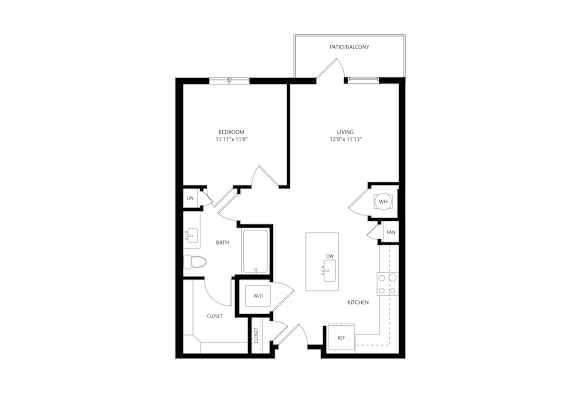 A floor plan of a house with a living room, dining room, kitchen, bedrooms and bathrooms.