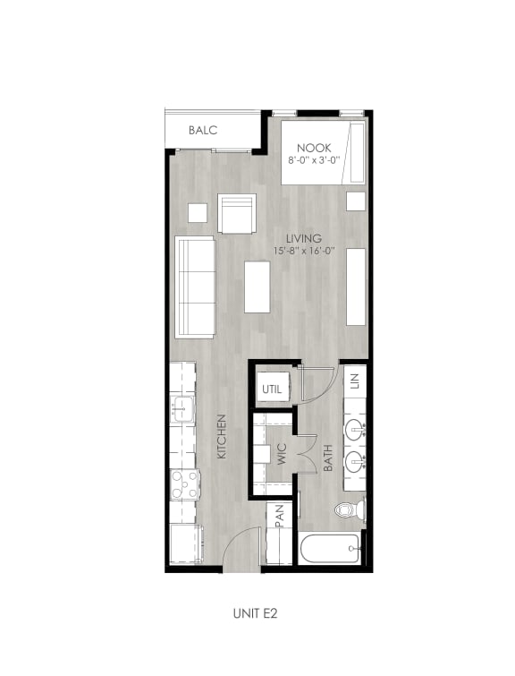 floor plan  1 bedroom  1190 square feet