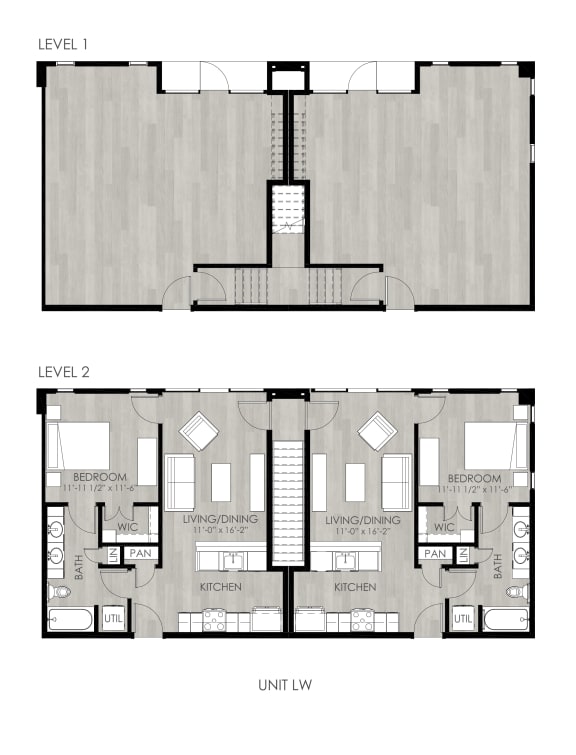 a floor plan and a floor layout of a house