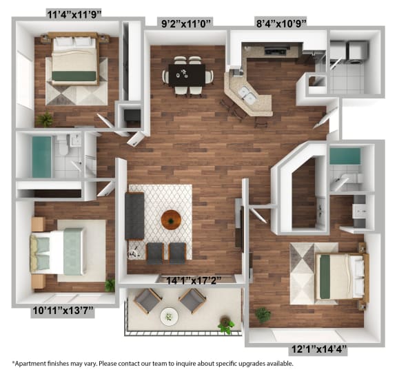 Lakeside 3 bedroom