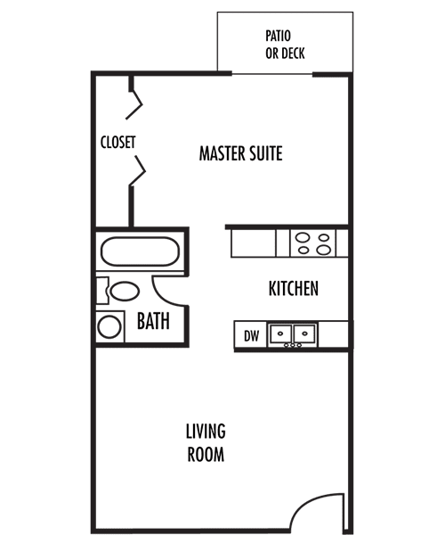 a floor plan of a small bathroom with a toilet and a sink