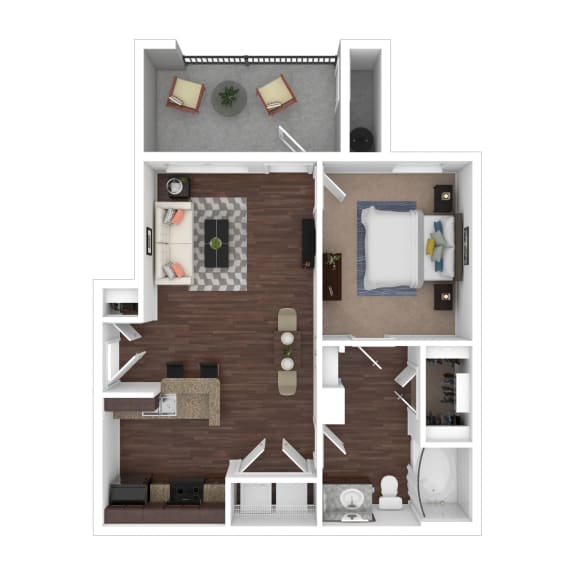 a1 floor plan  1 bedroom  1199 square feet  the concord