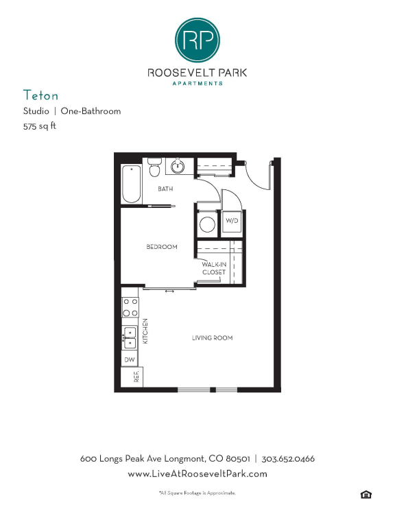 Floor Plans of Roosevelt Park in Longmont, CO