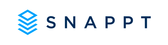 The image features a logo with the text "SNAPPT" in blue letters.