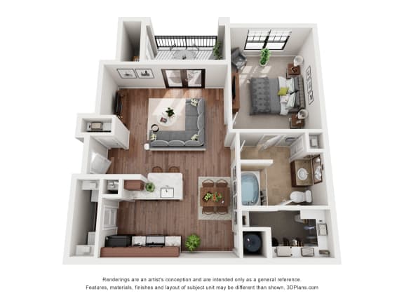 one bedroom luxury pearland apartmentsbathroom and a living room