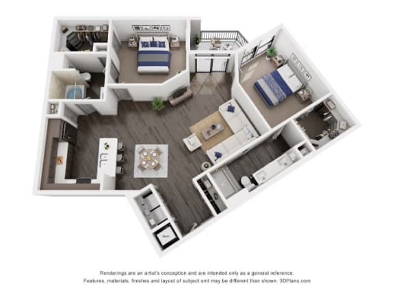 a conceptual drawing of a floor plan of a house
