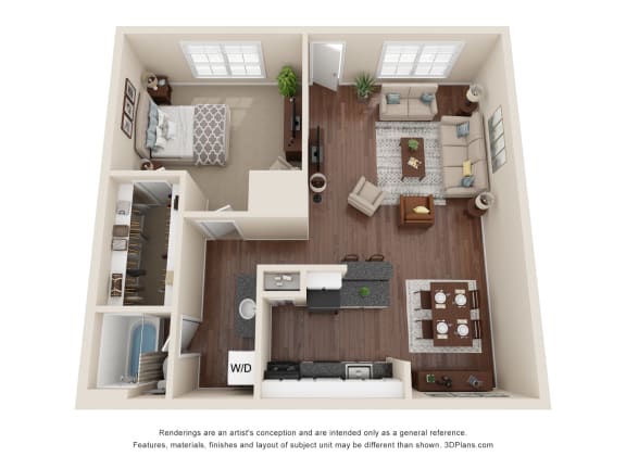 a floor plan of the villas at houston levee west apartments in cordova,