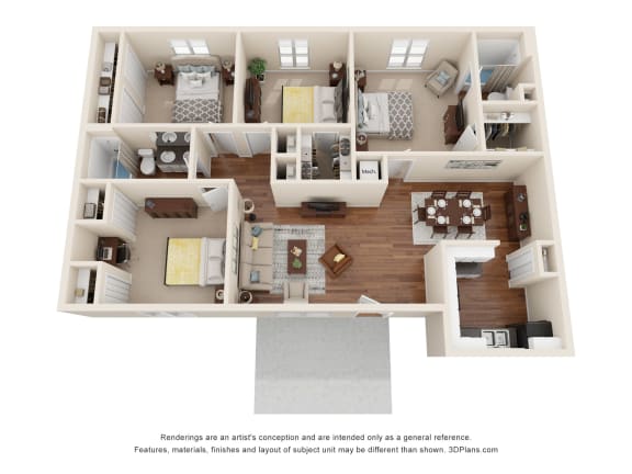 bedroom floor plan an opens a dialog that displays additional options for this home for sale