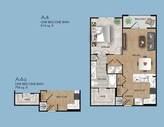 one bedroom apartments 77077
