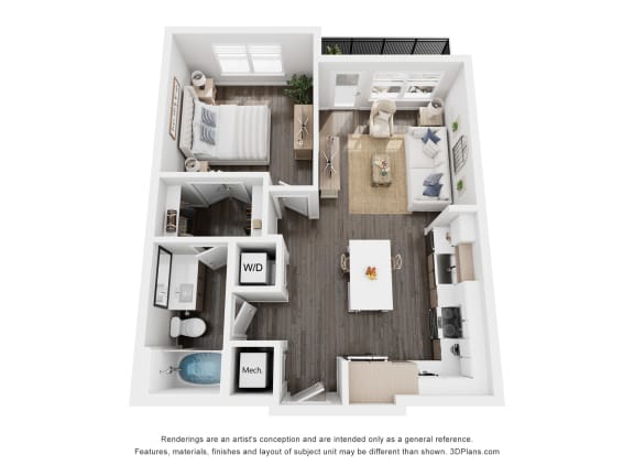 the outlook floor plan  3 bedroom