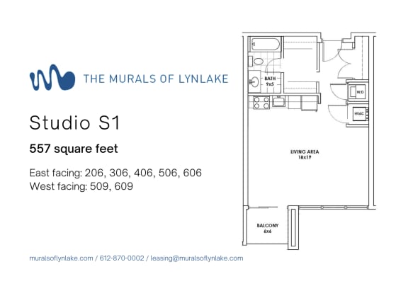 Studio S1 Floor Plan