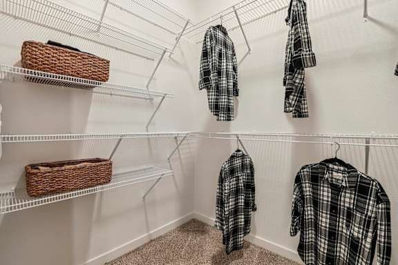 Closet View at Lura Vegas Apartments, Nevada