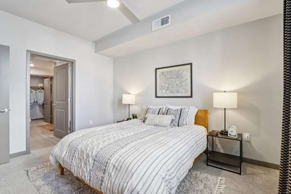 Spacious Bedroom With Closet at The Rey Downtown Apartments, Phoenix