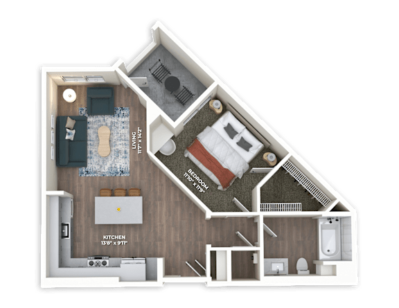 Floor Plan  A1 Floor Plan at Panorama Riverpark, California, 93036