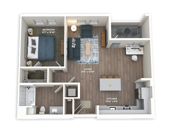 Floor Plan  A32 Floor Plan at Panorama Riverpark, Oxnard, 93036