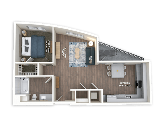 Floor Plan  A4 Floor Plan at Panorama Riverpark, Oxnard California