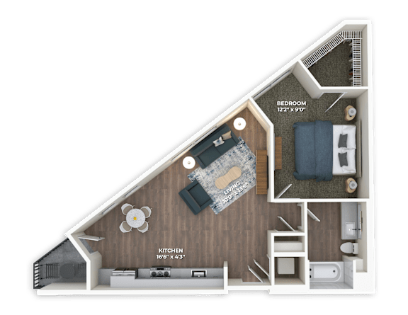 Floor Plan  A5 Floor Plan at Panorama Riverpark, Oxnard