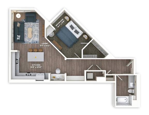 Floor Plan  A6 Floor Plan at Panorama Riverpark, California