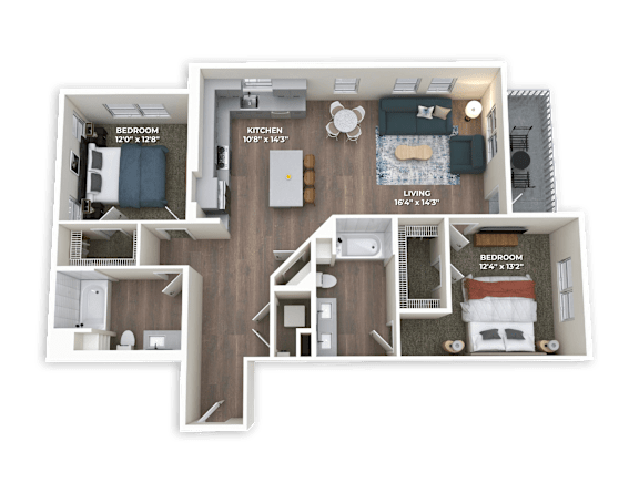 Floor Plan  B4 Floor Plan at Panorama Riverpark, California, 93036