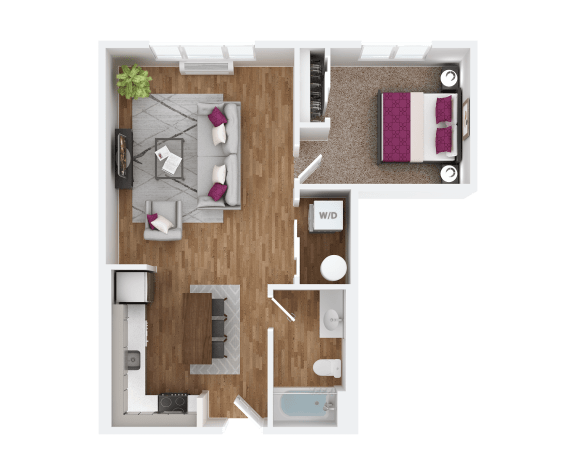 1 bed 1 bath M at Hana Apartments, Hillsboro, OR 97006