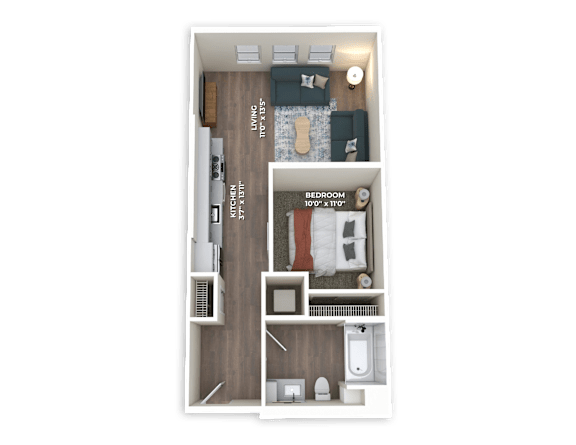 Floor Plan  S1 Floor Plan at Panorama Riverpark, Oxnard, 93036