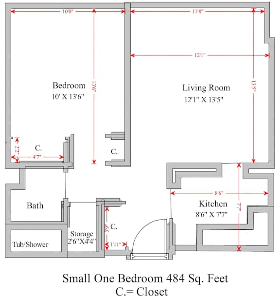 1 bed 1 bath at Denver Metro Village Apartments, Denver, Colorado