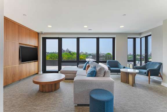 Modern Living Space at 535 Carlton Ave Apartments, Brooklyn, NY, 11238