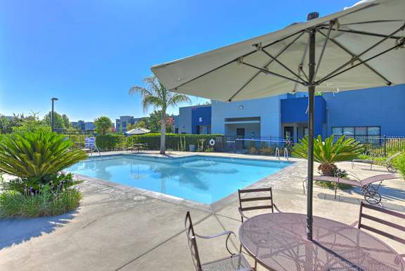 Swimming Pool Area at The Ridge Apartments, Elk Grove, California
