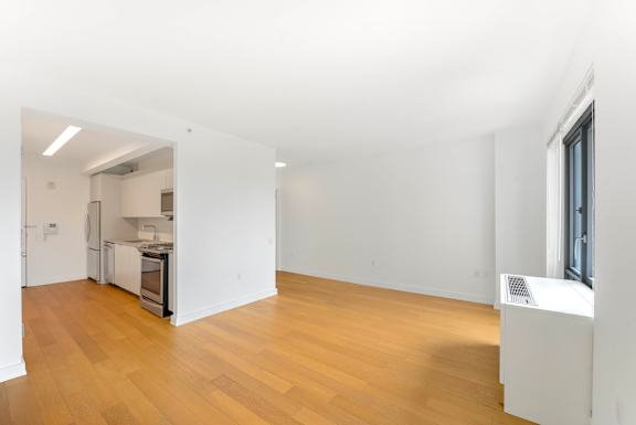 Blank Living Space at 535 Carlton Ave Apartments, Brooklyn