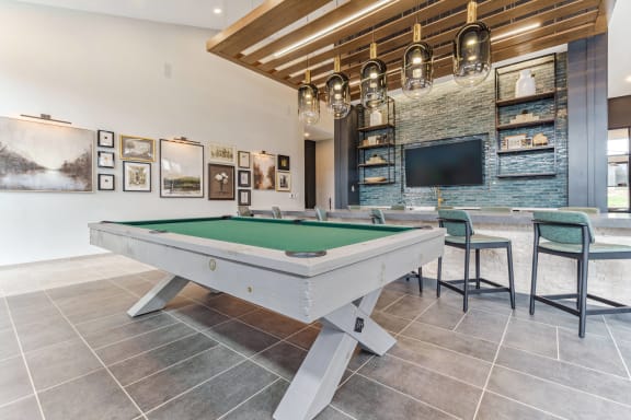 Billiards Table at Plat 4 at Research Triangle, Durham, 27703
