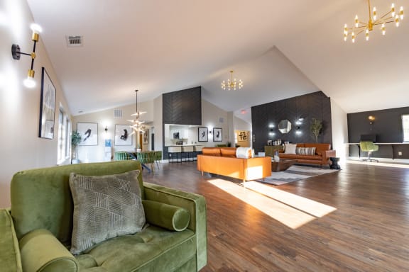 Resident Clubhouse at Bradford Ridge Apartments, Bloomington, 47403