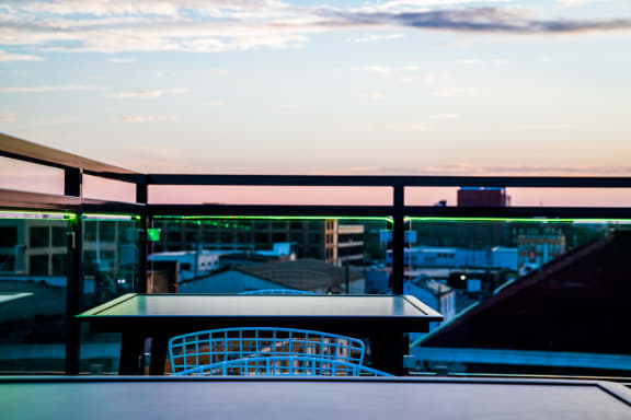View From Rooftop at The Congress at Library Square, Indianapolis, Indiana