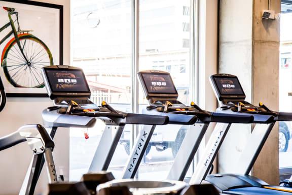 Cardio Machines at The Congress at Library Square, Indiana, 46204