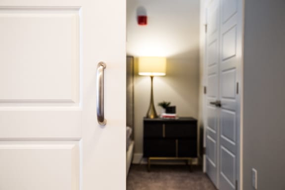 Bedroom Door at The Congress at Library Square, Indianapolis, IN