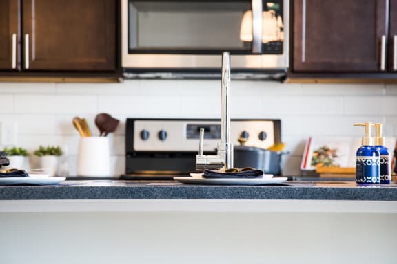 Chef Inspired Kitchens Feature Stainless Steel Appliances at The Congress at Library Square, Indianapolis
