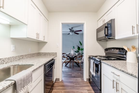 Kitchen gallery at Center Point Apartments, Indianapolis, IN, 46214