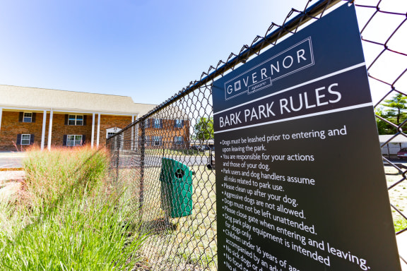 Bark Park at Governor Square Apartments, Carmel, IN, 46032