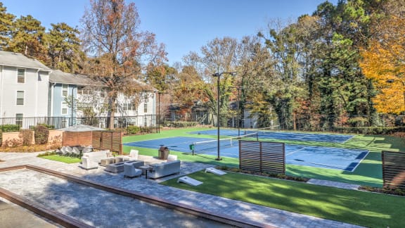 Outdoor sport space at Rosemont Vinings Ridge Apartments, 3200 Post Woods Dr. NW, Atlanta
