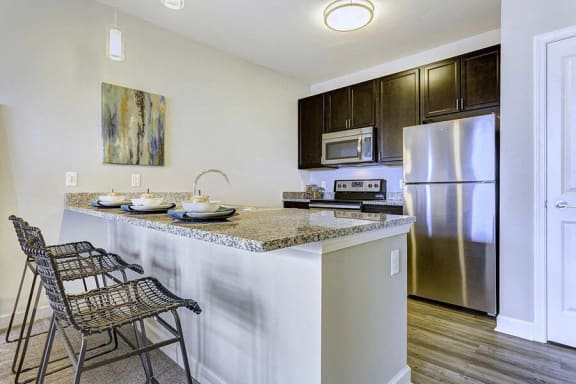 Stainless Steel Kitchen Appliances at Whetstone Flats, Nashville, Tennessee